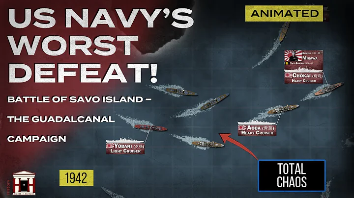 How Japan Sank 4 Allied Cruisers in One Night: Battle of Savo Island, 1942 - Animated