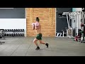 Dual Kettlebell Front Rack Walking Lunge