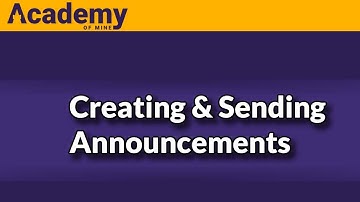 Sending Announcements to Users in Your LMS