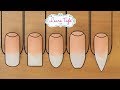 5 BASIC NAIL TIP SHAPES / (English)