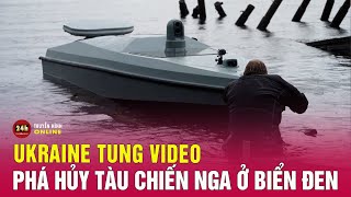 Ukraine tung video đánh chìm tàu chiến Nga ở Biển Đen | Diễn biến chiến sự Nga Ukraine mới nhất.THVN