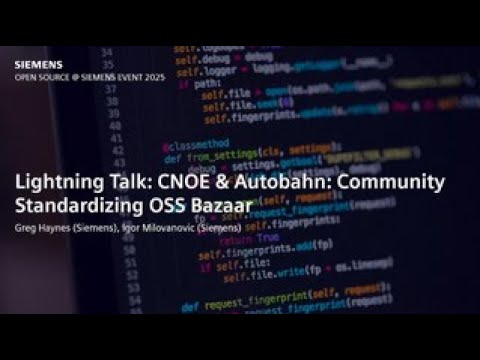 Lightning Talk: CNOE & Autobahn: Community Standardizing OSS Bazaar