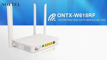 Softel ONTX-W618RF 4GE CATV XG-PON WIFI6 ONU | FTTH Solution
