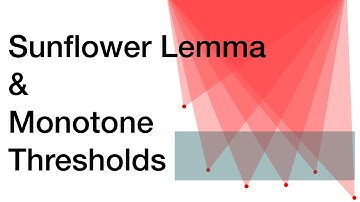 The Sunflower Lemma and Monotone Thresholds