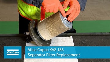 Atlas Copco XAS 185 Separator Filter Replacement | Atlas Copco Power Technique USA