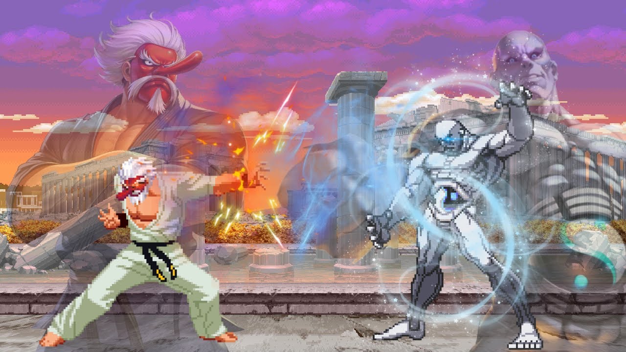 Seth vs Mr. Karate ft. Serious Mr. Karate l Street Fighter X Art of Fighting