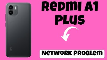 Redmi A1 Plus Network Problem / Mobile data not working