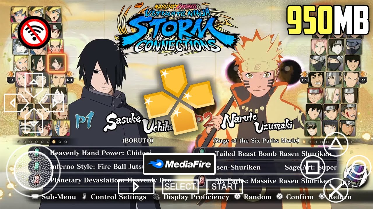 [NEW] NARUTO ULTIMATE NINJA STORM CONNECTIONS FOR PPSSPP ISO MOD