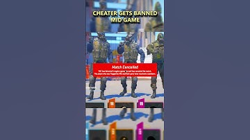 CHEATER Gets *BANNED* Mid Game🤣👀 #cs2  #counterstrike2  #shorts  #fyp #csgo #gaming #cs2update