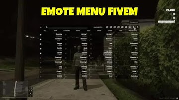 Emote menu fivem | Best FiveM Script
