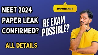 NEET 2024 re exam is not possible 🔴