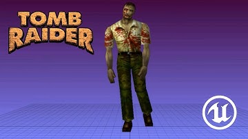 Tomb Raider PSX in Unreal Engine / Exporting from Resident Evil 2 - Part #2