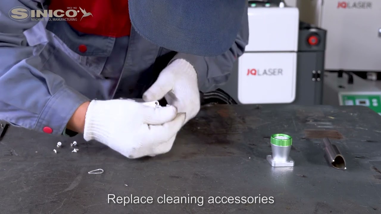 SINICO CE type 4 in 1 Laser Welding Machine Installation and Operation Video