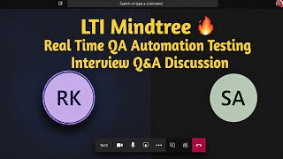 LTI Mindtree🔥 QA Automation Testing Interview Q&A #automationtesting #softwaretesting #sdet #testing