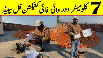 Wifi connection 7 km Tenda F3 router & litebeam ac gen2 Use