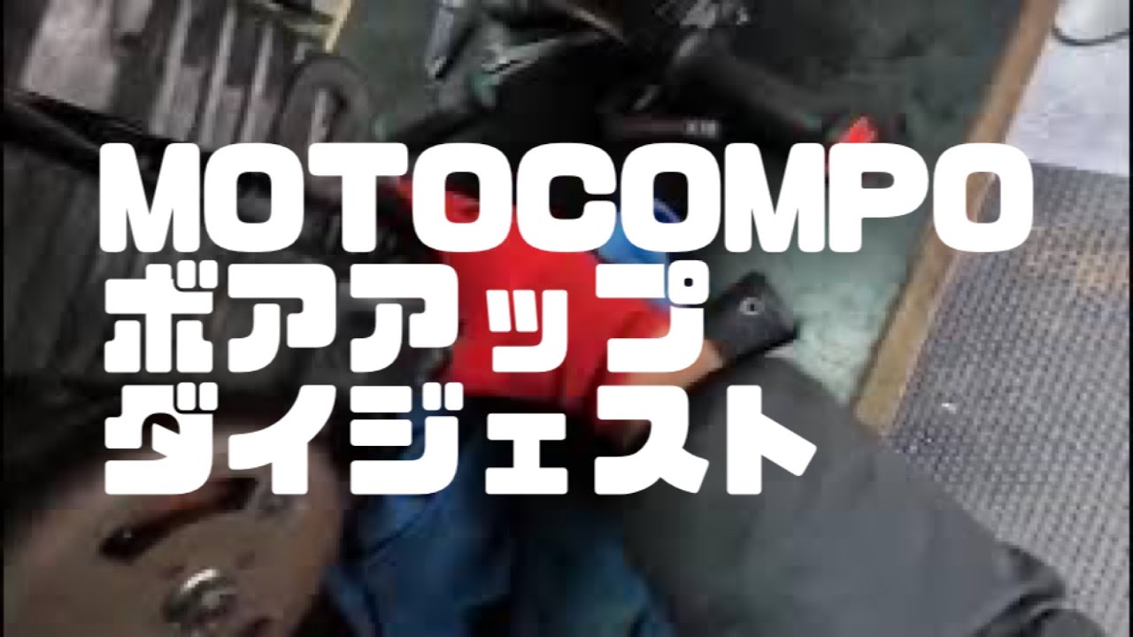 モトコンポ DR ボアアップキット 46mm 【切り抜き】