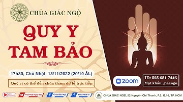 🛑TRỰC TIẾP: LỄ QUY Y TAM BẢO tại Chùa Giác Ngộ ngày 13/11/2022