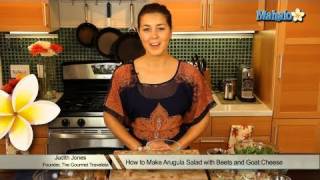 How to Make Arugula Salad With Beets and Goat Cheese