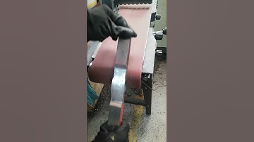 SMOOTHENING FLAT TENSILE SAMPLE AFTER MILLING MACHINING BEFORE TEST IN METALLURGICAL TESTING LABS