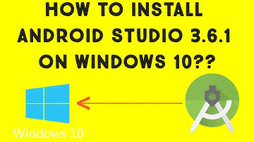 How to install Android Studio on Windows 10 |Install Android Studio 3.6.1| First Android application