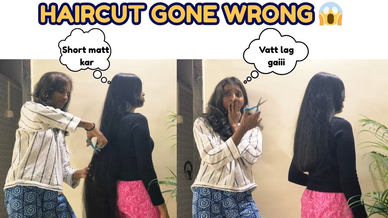 Hair cut gone wrong 😱 | Mini vlog