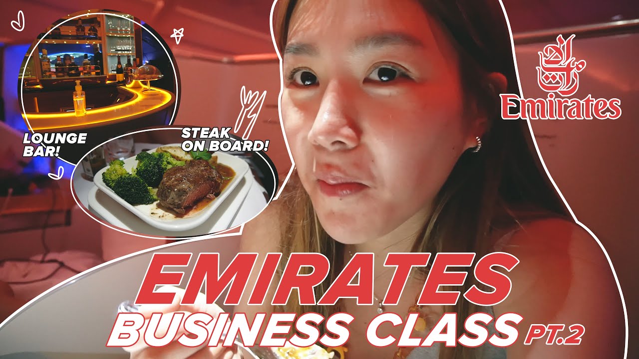 EMIRATES BUSINESS CLASS REVIEW PT.2 DBXJFK YouTube