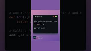 #python3 |  how to create function in python3