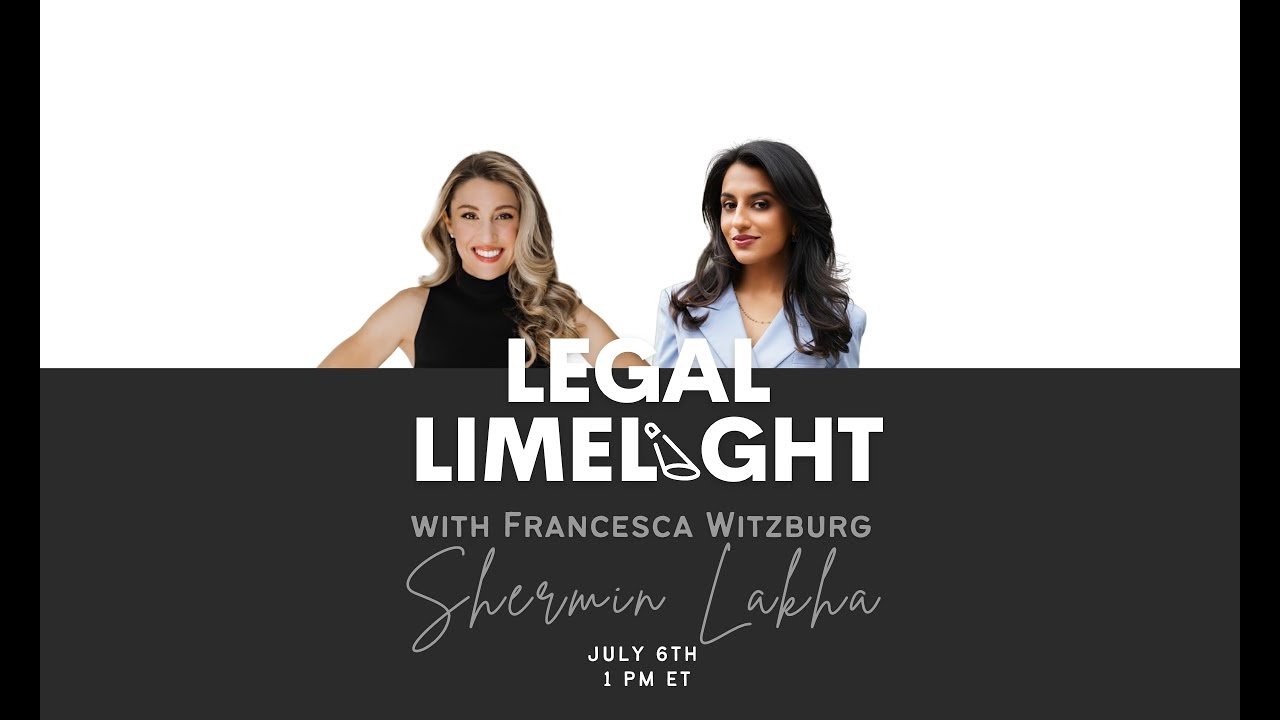 Legal Limelight with Shermin Lakha YouTube Legal Limelight with Shermin Lakha YouTube