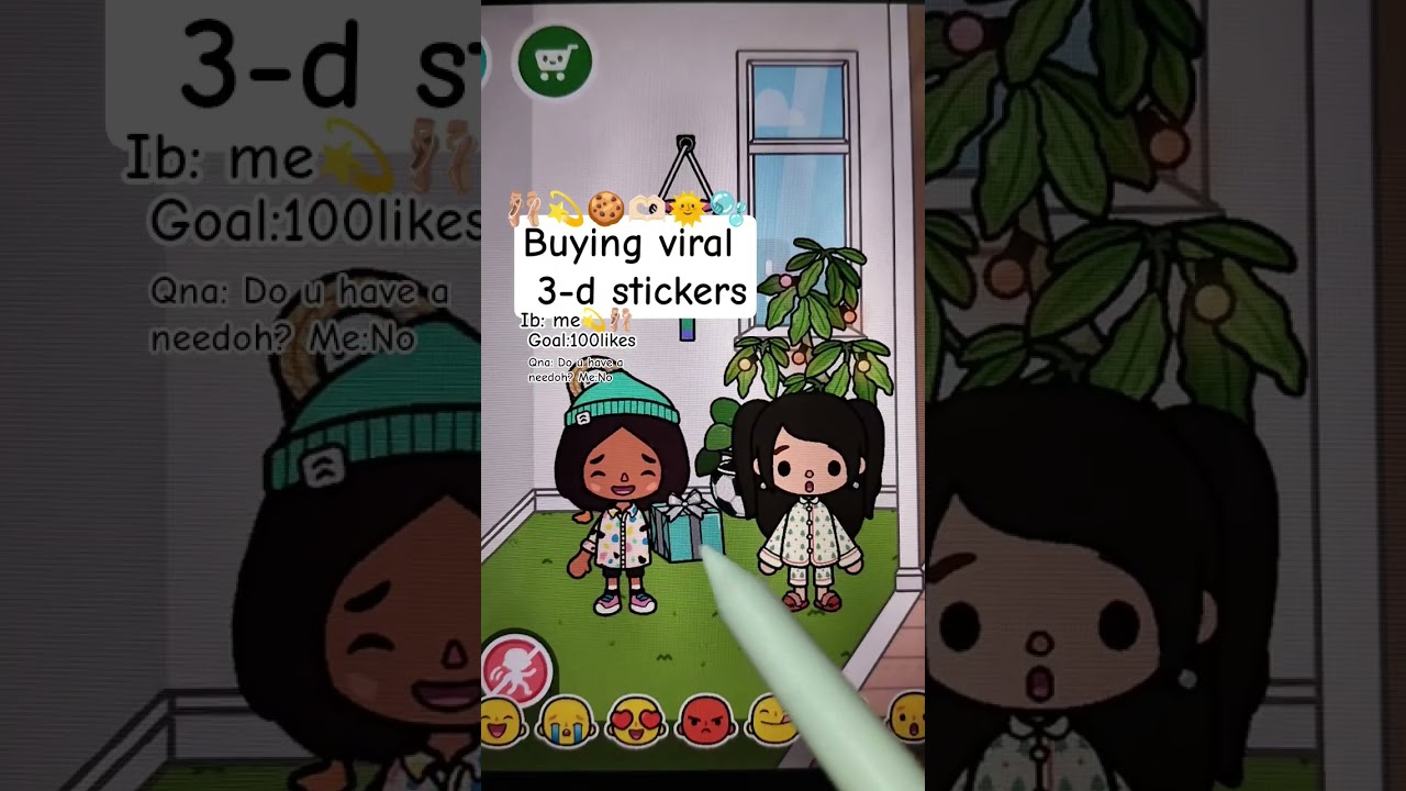 Buying viral 3d stickers 🍡#tocaboca #noflop #aesthetic #cutecore #goviral #blowup