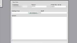 Emailprogramm in Visual Basic programmiert