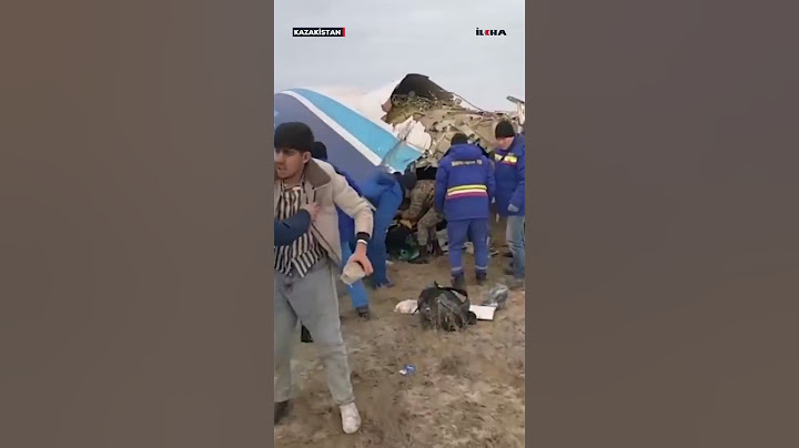 Kazakistan'da düşen uçakta bazı yolcuların sağ kurtulma anları