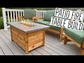 DIY Fire Pit Table Build | Outdoor Furniture