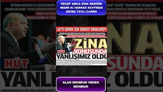 Akp Kızıyor Zina Yapmayın Arkadaş