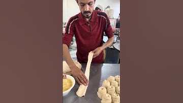 Satisfying roll bread making🥖😍 #bread #rolling #satisfyingsounds #fyp #shorts
