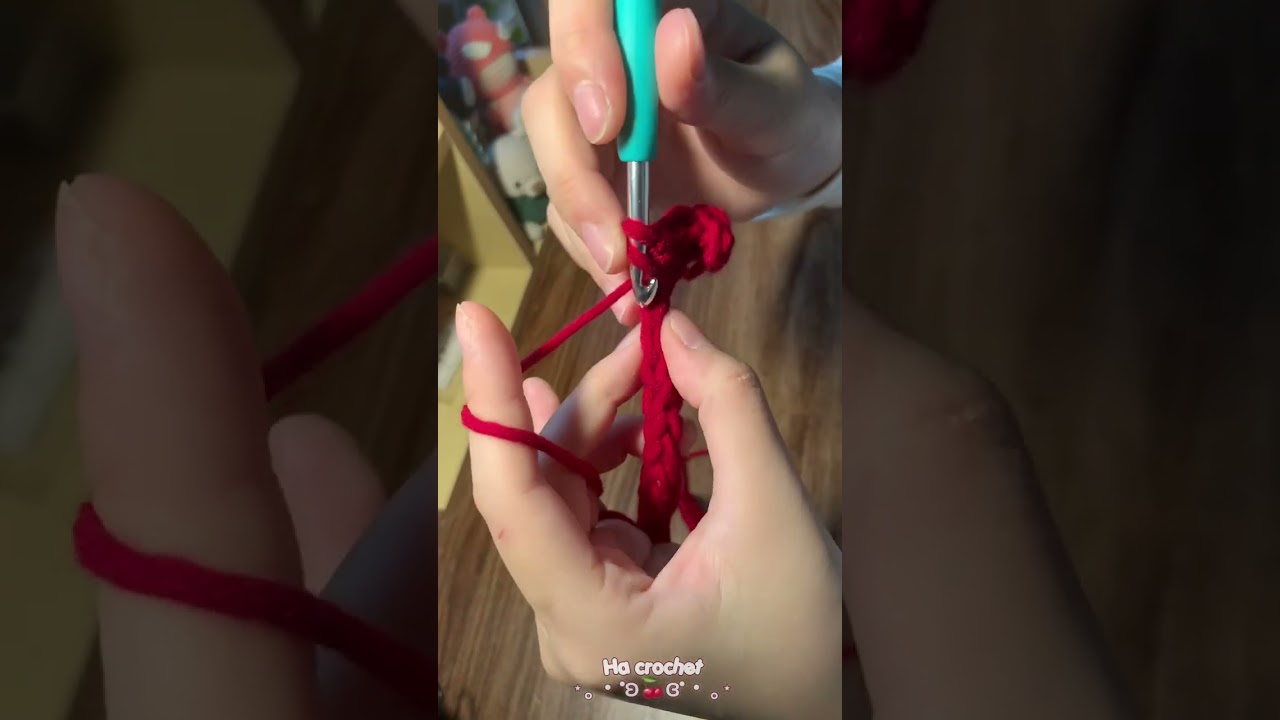 Hướng dẫn móc khăn len từ set móc khăn len nhà Hạ