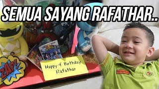 PAPA..MAMA..RAFATHAR ULANG TAHUN..
