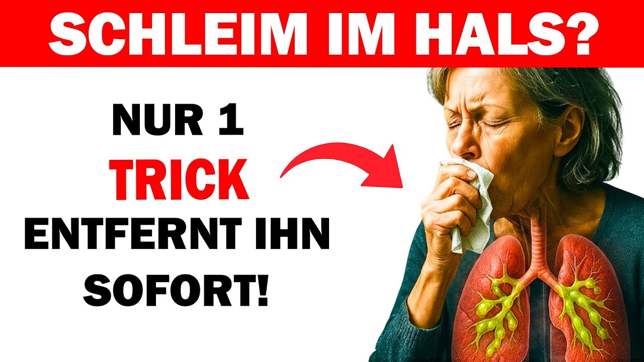 Schleim im Hals? So entfernen Sie ihn sofort – besonders wirksam für ältere Menschen!
