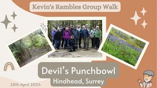 Kevin's Rambles Group walk at the Devils Punch Bowl Hindhead