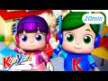 Color Train + More | Best of KiiYii Songs | ABC and 123 | Nursery Rhymes for Kids Songs