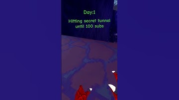 Hitting secret tunnel until 100 subs day 1 #music #gorillatag #gtag #secrettunnel
