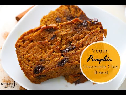 Vegan Pumpkin Chocolate Chip Bread
