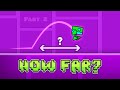 How Far Can Geometry Dash Icons Jump at Different Speeds? (Part 2 - Robot)