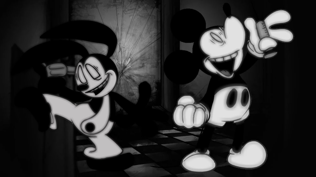 【FNF】Silly Billy but Oswald and Mickey Mouse and sings it