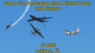 Sun n Fun Aerospace Expo  Aircraft Tours and Airshow  Sunday April 14.2024  Lakeland, FL