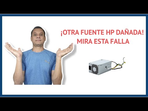 ✅Reparación de FUENTE De PC Dañada. Otra Fuente HP, No prende la PC.