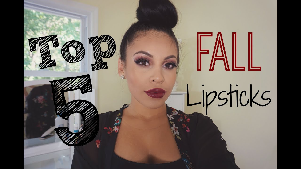 Top 5 Drugstore Fall Lipsticks 2015 | juicyyyyjas | JuicyJas