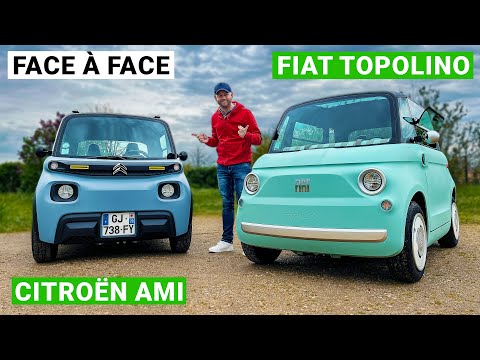 Citroën Ami vs Fiat Topolino : querelle de sœurs sans permis !