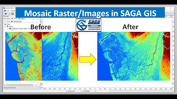Hoe u rasterafbeeldingen in SAGA GIS kunt mozaïeken