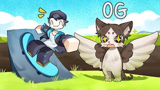 MANTAP Naik Skateboard  Sampai Puncak Tertinggi Brainrot  Sk