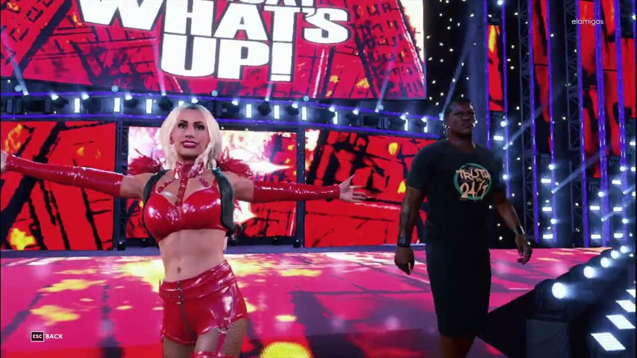 WWE 2K23 Mixed Tag Team Entrance Show 🚀 YouTube